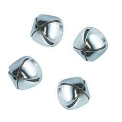 AussieSuperStore Art & Craft Essentials Sleigh Bells Silver Sleigh Bells Silver | Craft Bells | Jingle Bells | Kids Craft supplies 9331468050056 VJY320